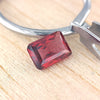 1.03ct Red Garnet Rectangular Cut