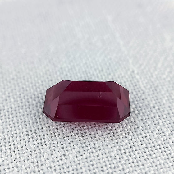 3.19ct Purple Garnet Emerald Cut