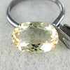 3.87ct Pale Yellow QLD Labradorite Oval Cut