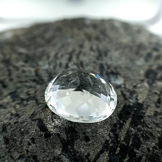 7.34ct Australian White Topaz Oval Cut