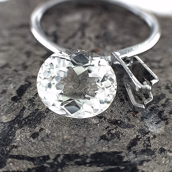 3.93ct Australian White Topaz Oval Cut