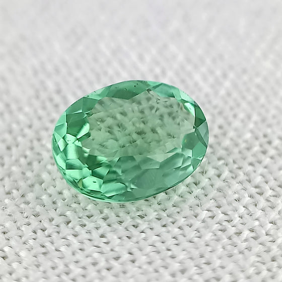 0.75ct Green Tourmaline 7x5mm Oval Cut