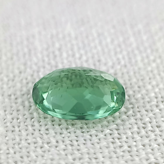 0.75ct Green Tourmaline 7x5mm Oval Cut