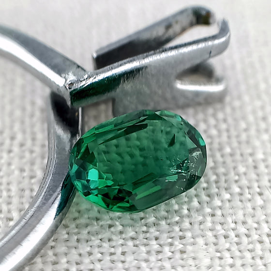 0.69ct Green Tourmaline 7x5mm Oval Cut