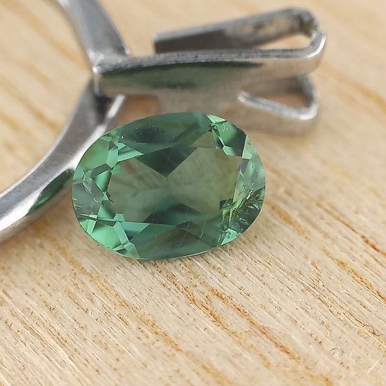 0.77ct Green Tourmaline 7x5mm Oval Cut