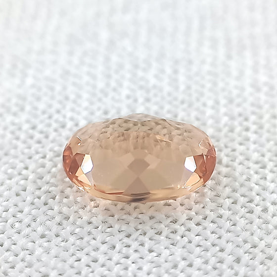 0.72ct Pinkish Orange Tourmaline 7x5mm Oval Cut