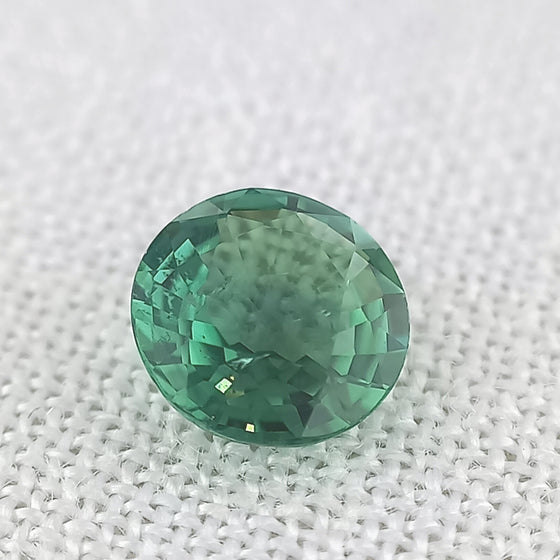 0.70ct Green Tourmaline 5.75mm Round Cut