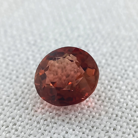 0.75ct Orange Tourmaline 5.75mm Round Cut