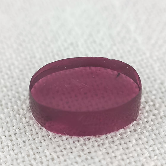 2.95ct Purple Violet Oval Flat Cut