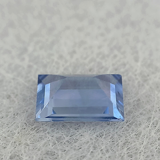 0.63ct Blue Sapphire Baguette Cut