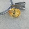 0.91ct Yellow Sapphire Oval Cut