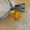 0.88ct Yellow Sapphire Oval Cut