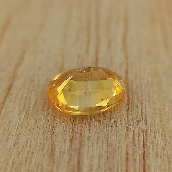 1.48ct Yellow Sapphire Oval Cut