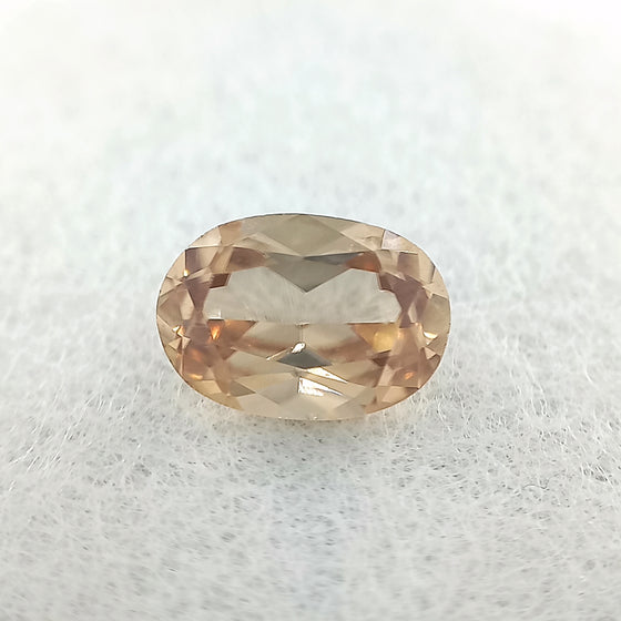 2.44ct Australian Pale Yellow Zircon Oval Cut