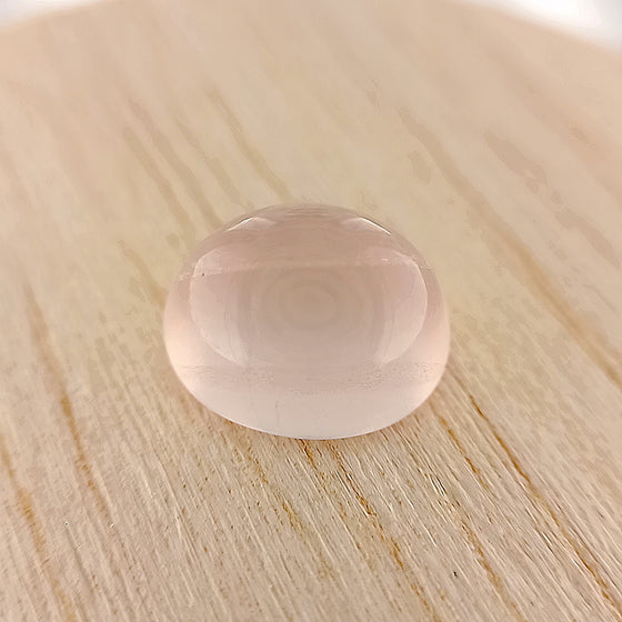4.52ct Rose Quartz Oval Cabochon Mozambique