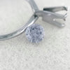 0.52ct Grey Sapphire Round Cut