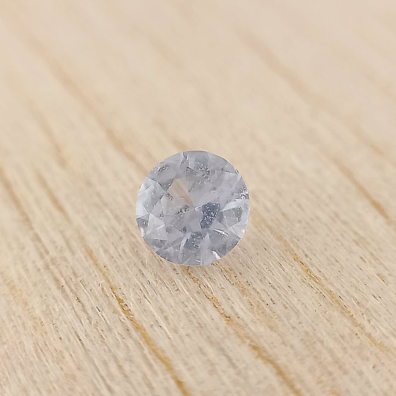 0.52ct Grey Sapphire Round Cut