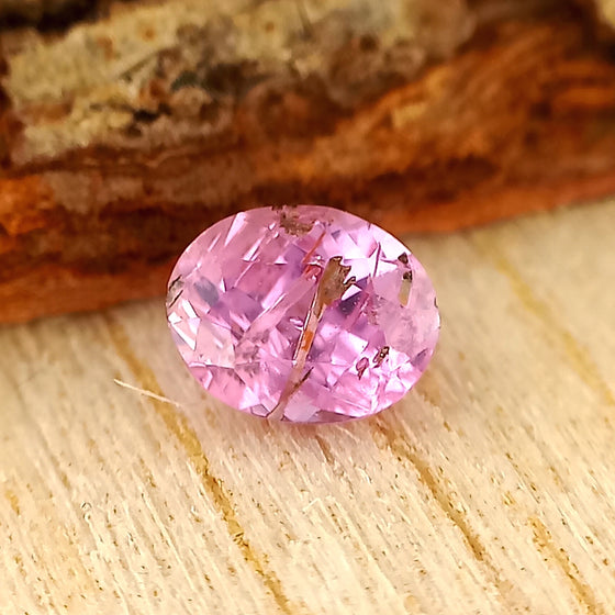0.42ct Pink Sapphire Oval Cut