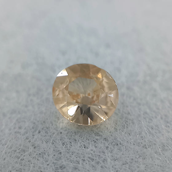 0.93ct Australian Pale Yellow Zircon Oval Cut