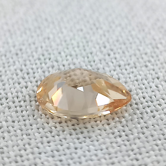 1.11ct Australian Pale Yellow Zircon Pear Cut