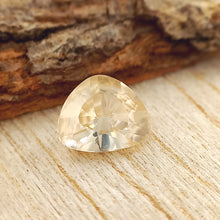  1.04ct Australian Pale Yellow Zircon Trillion Cut