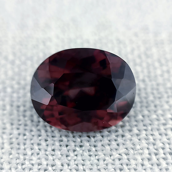 2.10ct Dark Purple Zircon Oval Cut