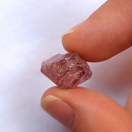 20.02ct Violet Pink Tourmaline Facet Rough