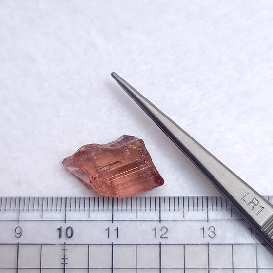 18.81ct Pink Tourmaline Facet Rough