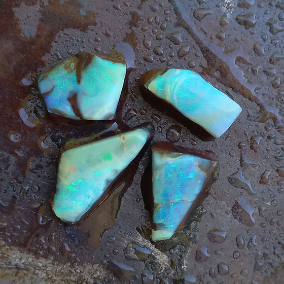 63ct TW Boulder Opal Rub Parcel