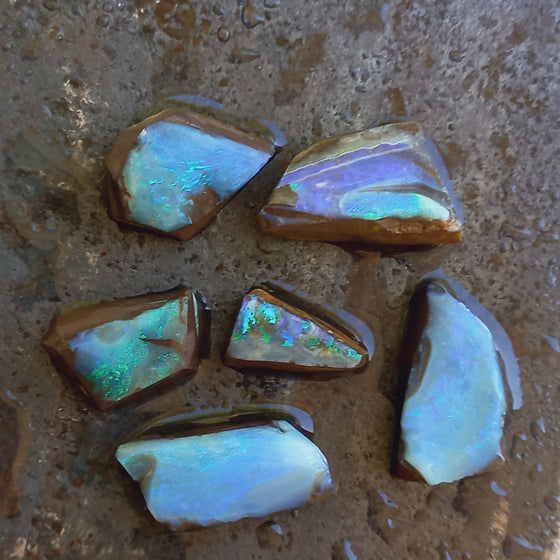 78ct TW Boulder Opal Rub Parcel