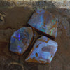 158ct TW Boulder Opal Rub Parcel