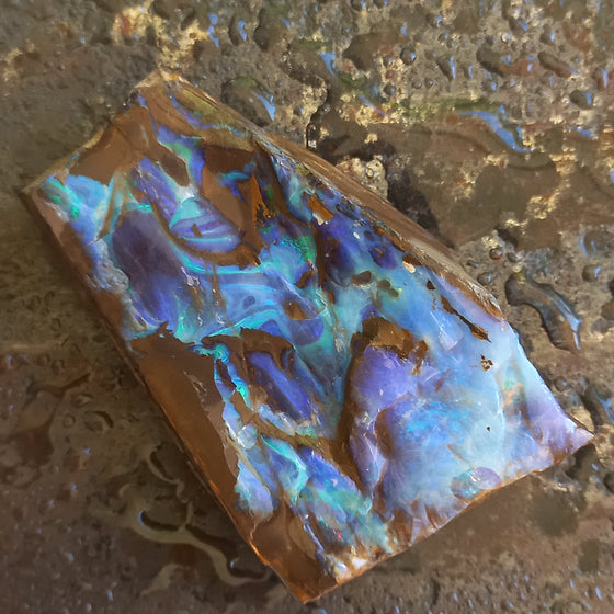 242ct Boulder Opal Rub