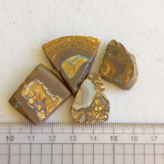 139ct TW Boulder Opal Rub Parcel