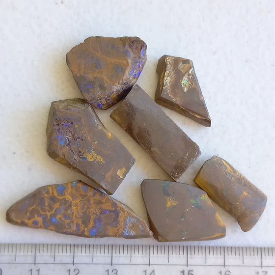 150ct TW Boulder Opal Rub Parcel