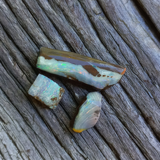 39ct TW Boulder Opal Rub Parcel