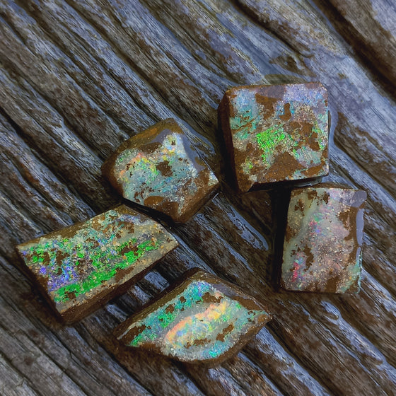 79ct TW Boulder Opal Rub Parcel