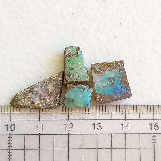 26ct TW Boulder Opal Rub Parcel