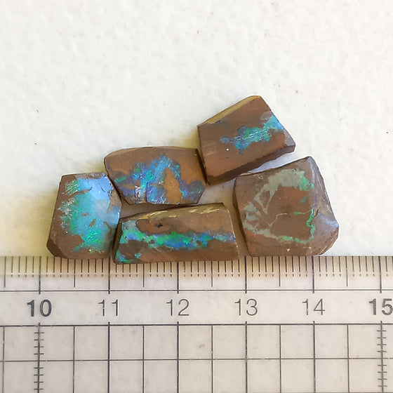 44ct TW Boulder Opal Rub Parcel