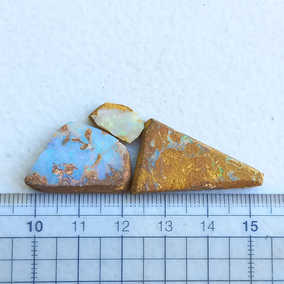 34.05ct TW Boulder Opal Rub Parcel