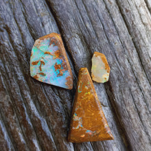  34.05ct TW Boulder Opal Rub Parcel