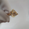 1.30ct Pale Yellow QLD Golden Labradorite Pear Cut