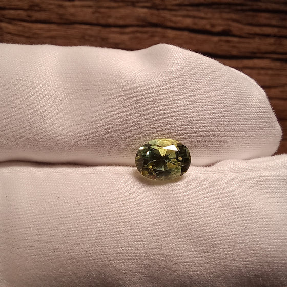 1.15ct Green Grossular Garnet Oval Cut