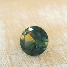  0.87ct Australian Parti Sapphire Round Cut