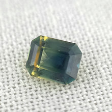  0.72ct Australian Parti Sapphire Emerald Cut