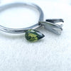 0.48ct Australian Parti Sapphire Pear Cut