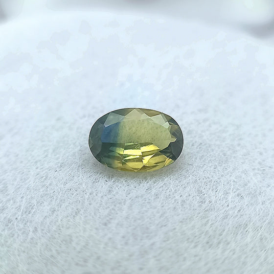 1.52ct 9x6mm Australian Parti Sapphire Oval Cut