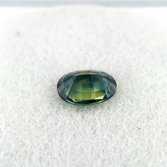 2.43ct Australian Parti Sapphire Oval Cut