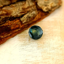  0.93ct 5mm Teal Sapphire Round Cut