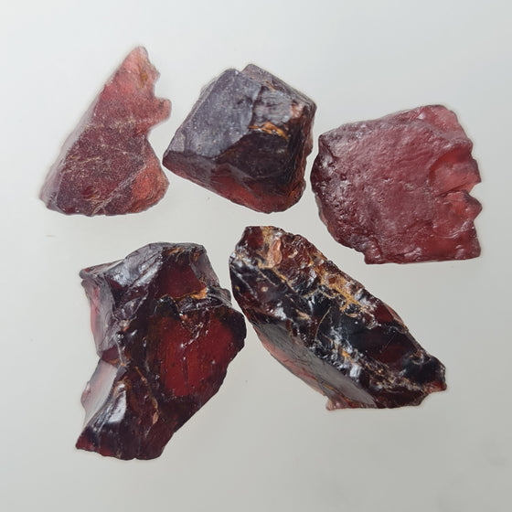 120ct Parcel Garnet Facet Rough Large