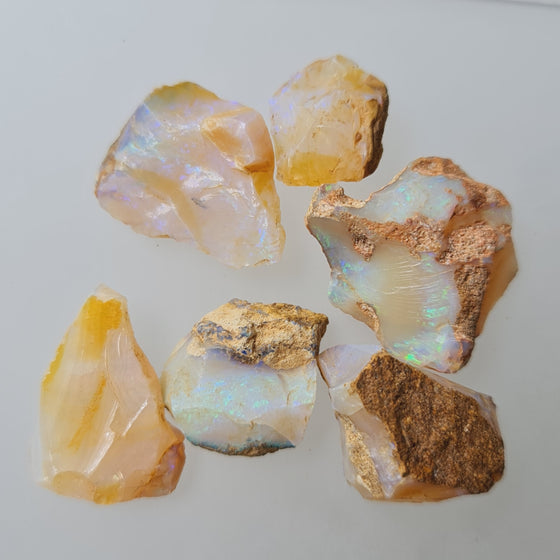 100ct Pipe Crystal Opal Rough Parcels (10ct-30ct sizes)